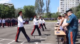 Выпускники Луганского Казачьего Кадетского Корпуса, готовы служить ЛНР (Видео)