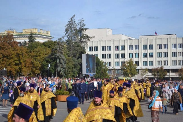 Крестный ход с мощами святителя Иоасафа в Белгороде (фото, видео) 2