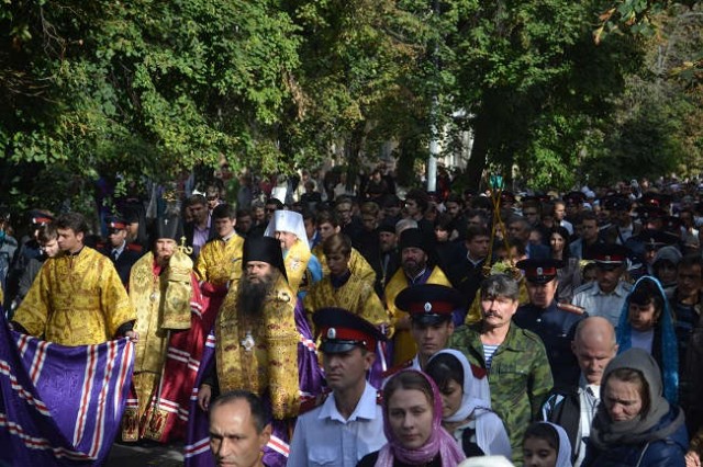 Крестный ход с мощами святителя Иоасафа в Белгороде (фото, видео) 4