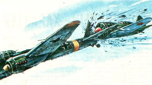 Русский воздушный таран - отчаянная русская храбрость