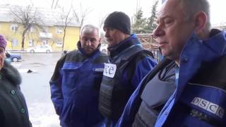КСОВД.   Наблюдатели ОБСЕ в Углегорске